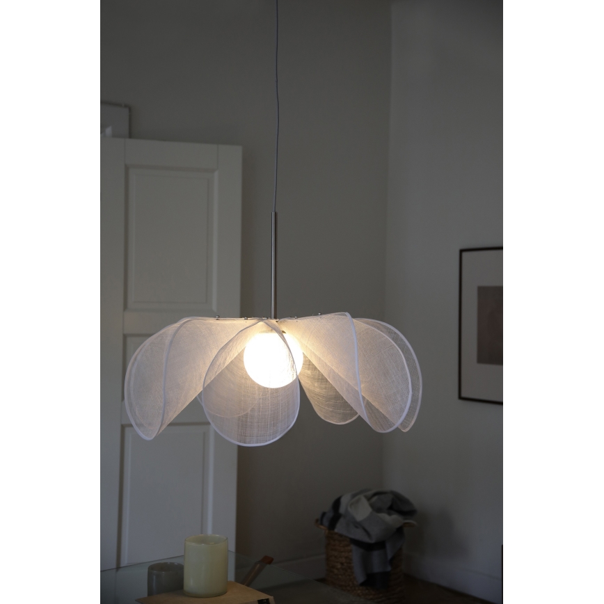 Markslöjd 108818 - Żyrandol na lince STYRKA 1xE27/40W/230V śr. 75 cm biały