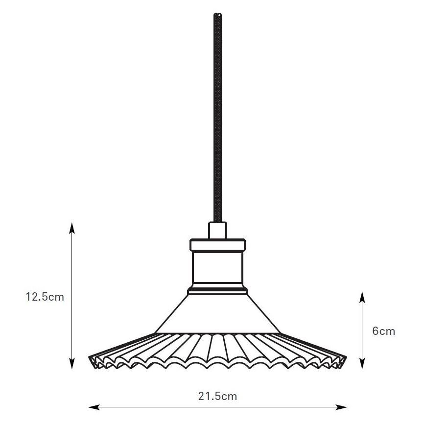 Markslöjd 108854 - Żyrandol na lince NOVIA 1xE27/40W/230V czarny/dymny