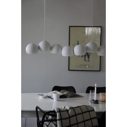 Markslöjd 108859 - Żyrandol na lince CUPOLO 7xE14/40W/230V biały