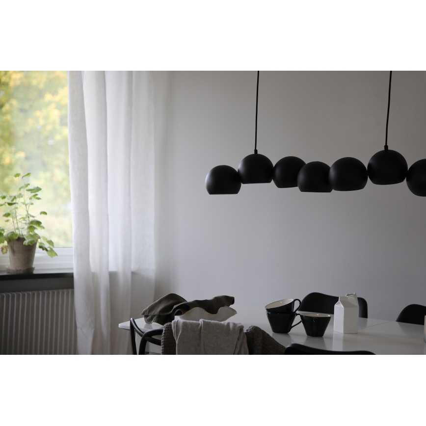 Markslöjd 108860 - Żyrandol na lince CUPOLO 7xE14/40W/230V czarny
