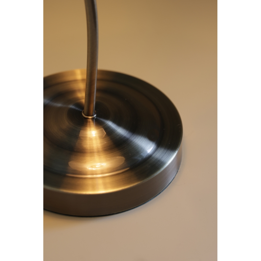 Markslöjd 108864 - Lampa stołowa VELA 1xE27/40W/230V mosiądz/zielony