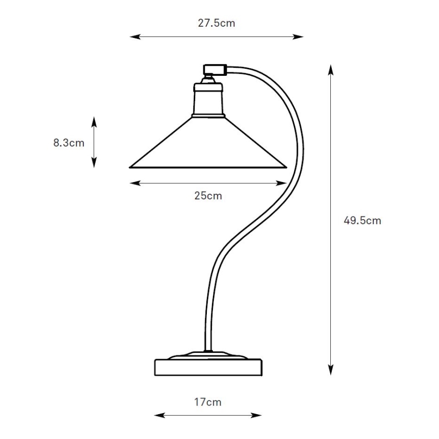 Markslöjd 108864 - Lampa stołowa VELA 1xE27/40W/230V mosiądz/zielony