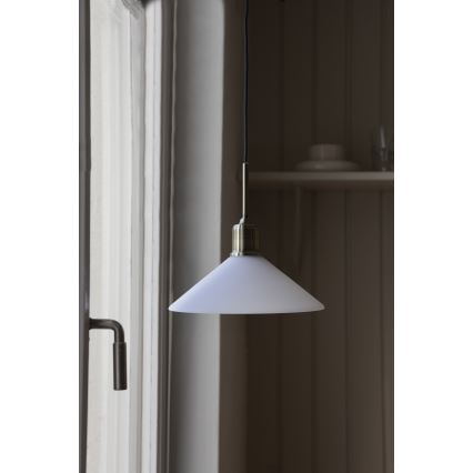Markslöjd 108867 - Żyrandol na lince VELA 1xE27/40W/230V mosiądz/biały