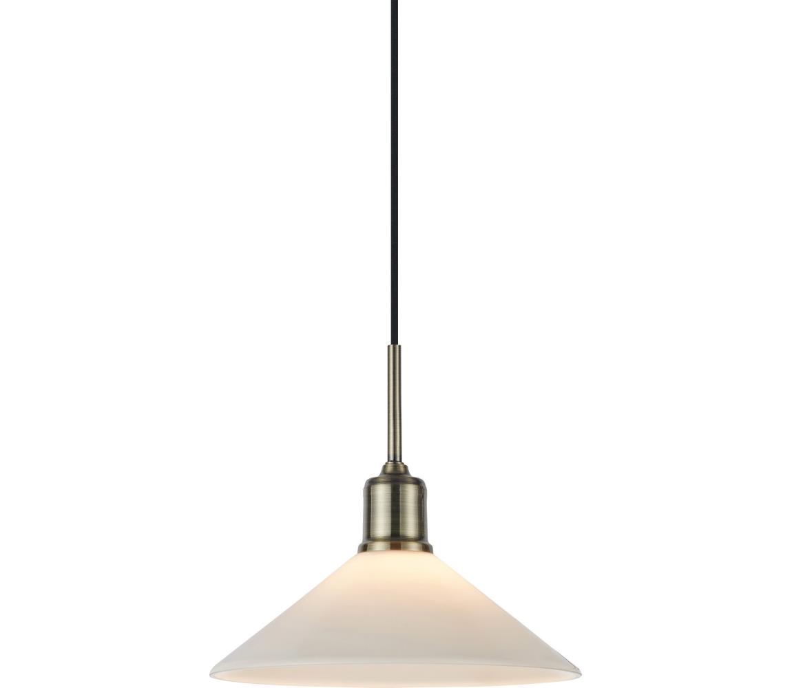 Markslöjd 108867 - Żyrandol na lince VELA 1xE27/40W/230V mosiądz/biały