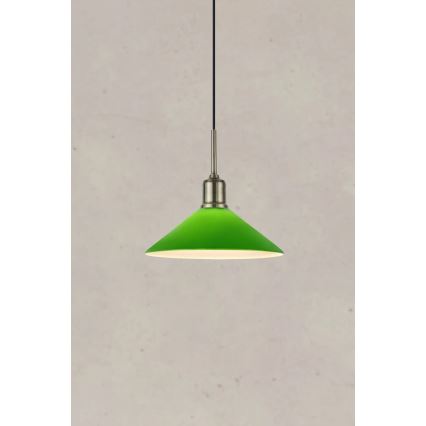 Markslöjd 108868 - Żyrandol na lince VELA 1xE27/40W/230V mosiądz/zielony