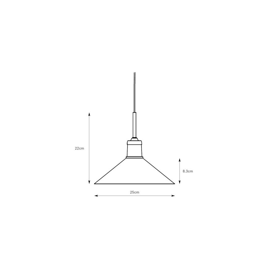 Markslöjd 108868 - Żyrandol na lince VELA 1xE27/40W/230V mosiądz/zielony