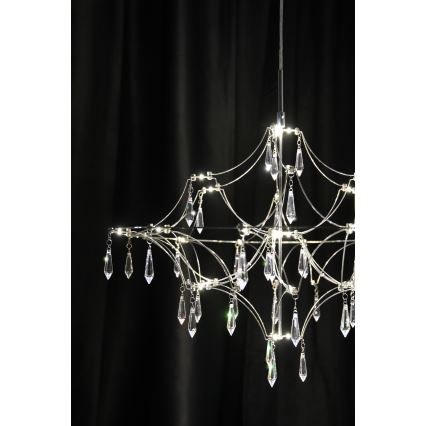 Markslöjd 108869 - LED Ściemnialny kryształowy żyrandol na lince EFESOS LED/14W/230V śr. 60 cm