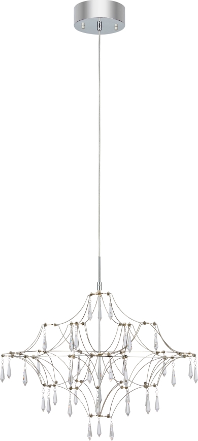 Markslöjd 108869 - LED Ściemnialny kryształowy żyrandol na lince EFESOS LED/14W/230V śr. 60 cm