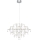 Markslöjd 108870 - LED Ściemnialny kryształowy żyrandol na lince EFESOS LED/25W/230V śr. 80 cm