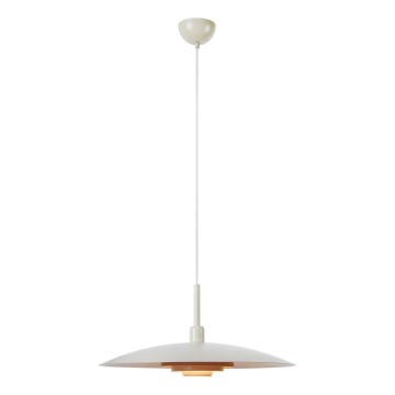 Markslöjd 108877 - Lampa wisząca na przewodzie PINY 1xE27/60W/230V śr. 57 cm beżowa