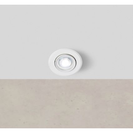 Markslöjd 108885 - ściemnialna łazienkowa wpuszczana oprawa sufitowa PLUTO LED/4,9W/230V CRI 90 IP44 biała