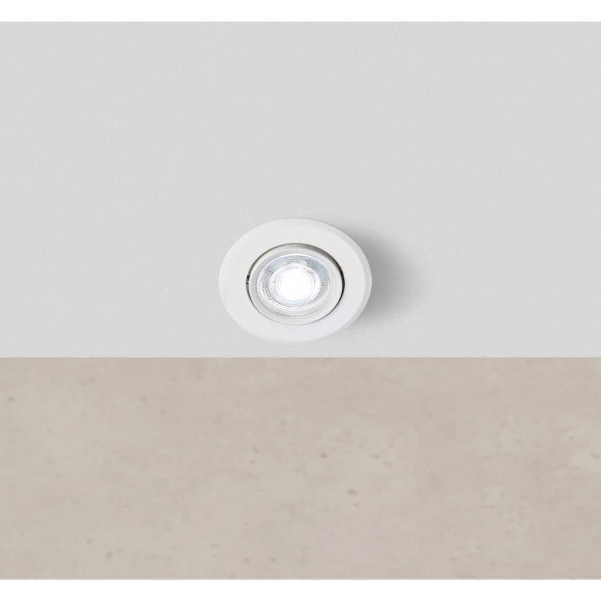 Markslöjd 108885 - ściemnialna łazienkowa wpuszczana oprawa sufitowa PLUTO LED/4,9W/230V CRI 90 IP44 biała
