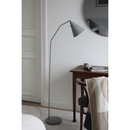 Markslöjd 108891 - ściemnialna lampa stojąca LED FUNIL LED/4,9W/230V CRI 90 szara