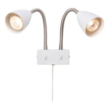 Markslöjd 108900 - Kinkiet punktowy CIRO 2xGU10/7W/230V biały