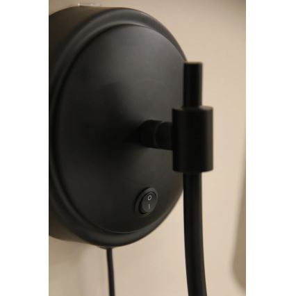 Markslöjd 108907 - Kinkiet AMAR 1xE14/40W/230V beżowy/czarny