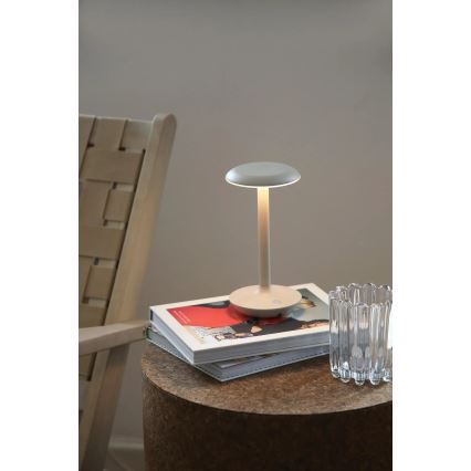 Markslöjd 108917 - LED Ściemnialna zewnętrzny ładowalna Lampa stołowa PETIT LED/2W/1800 mAh 2200/2700/3000K IP44 szary
