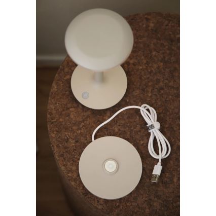 Markslöjd 108917 - LED Ściemnialna zewnętrzny ładowalna Lampa stołowa PETIT LED/2W/1800 mAh 2200/2700/3000K IP44 szary