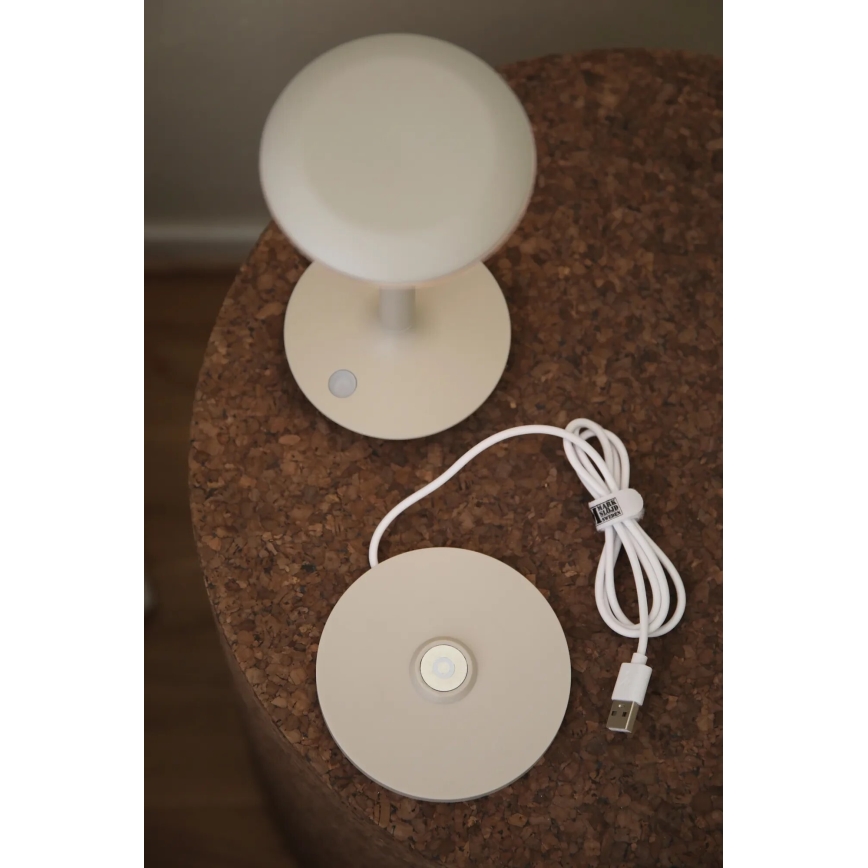 Markslöjd 108917 - LED Ściemnialna zewnętrzny ładowalna Lampa stołowa PETIT LED/2W/1800 mAh 2200/2700/3000K IP44 szary