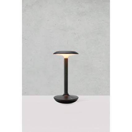 Markslöjd 108918 - LED Ściemnialna zewnętrzny ładowalna Lampa stołowa PETIT LED/2W/1800 mAh 2200/2700/3000K IP44 czarny