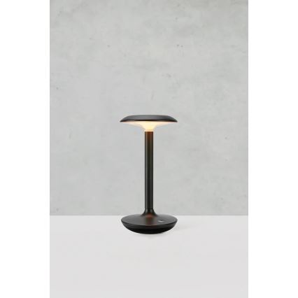Markslöjd 108918 - LED Ściemnialna zewnętrzny ładowalna Lampa stołowa PETIT LED/2W/1800 mAh 2200/2700/3000K IP44 czarny