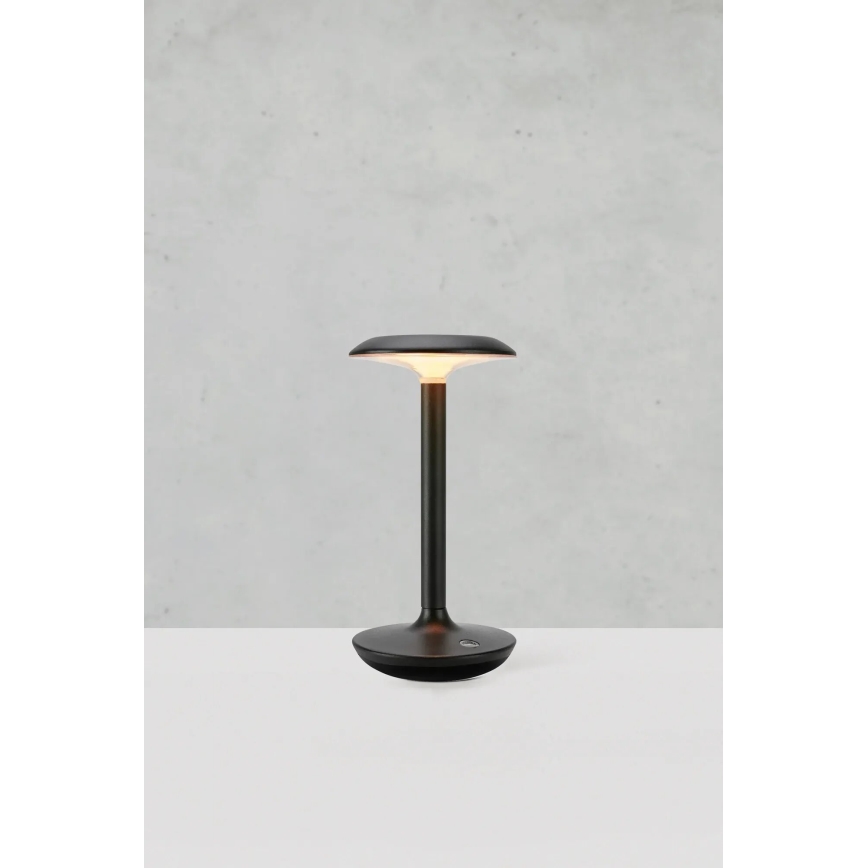 Markslöjd 108918 - LED Ściemnialna zewnętrzny ładowalna Lampa stołowa PETIT LED/2W/1800 mAh 2200/2700/3000K IP44 czarny