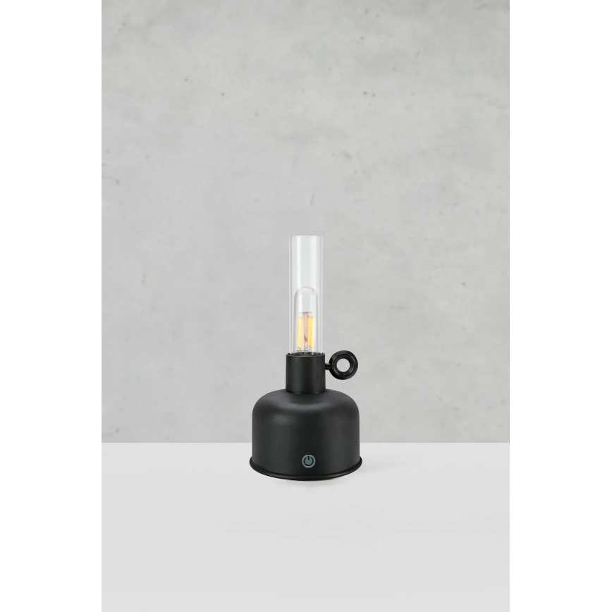 Markslöjd 108919 - LED Ściemnialna zewnętrzny ładowalna Lampa stołowa ASTRID LED/2W/1200 mAh IP44 czarny