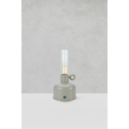 Markslöjd 108921 - LED Ściemnialna zewnętrzny ładowalna Lampa stołowa ASTRID LED/2W/1200 mAh IP44 szary