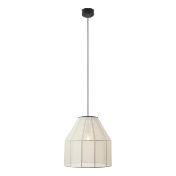 Markslöjd 108956 - Lampa wisząca na lince AIKO 1xE27/60W/230V Ø 37 cm kremowy/czarny