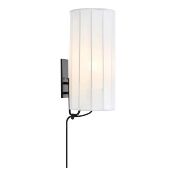 Markslöjd 108960 - Kinkiet HIKARI 1xE27/60W/230V biały/czarny