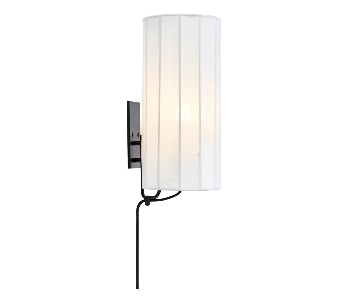 Markslöjd 108960 - Kinkiet HIKARI 1xE27/60W/230V biały/czarny