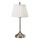Markslöjd 108973 - Lampa stołowa OXFORD 1xE14/40W/230V biała/mosiądz