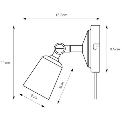 Markslöjd 108979 - Kinkiet punktowy TINY 1xGU10/7W/230V chrom błyszczący