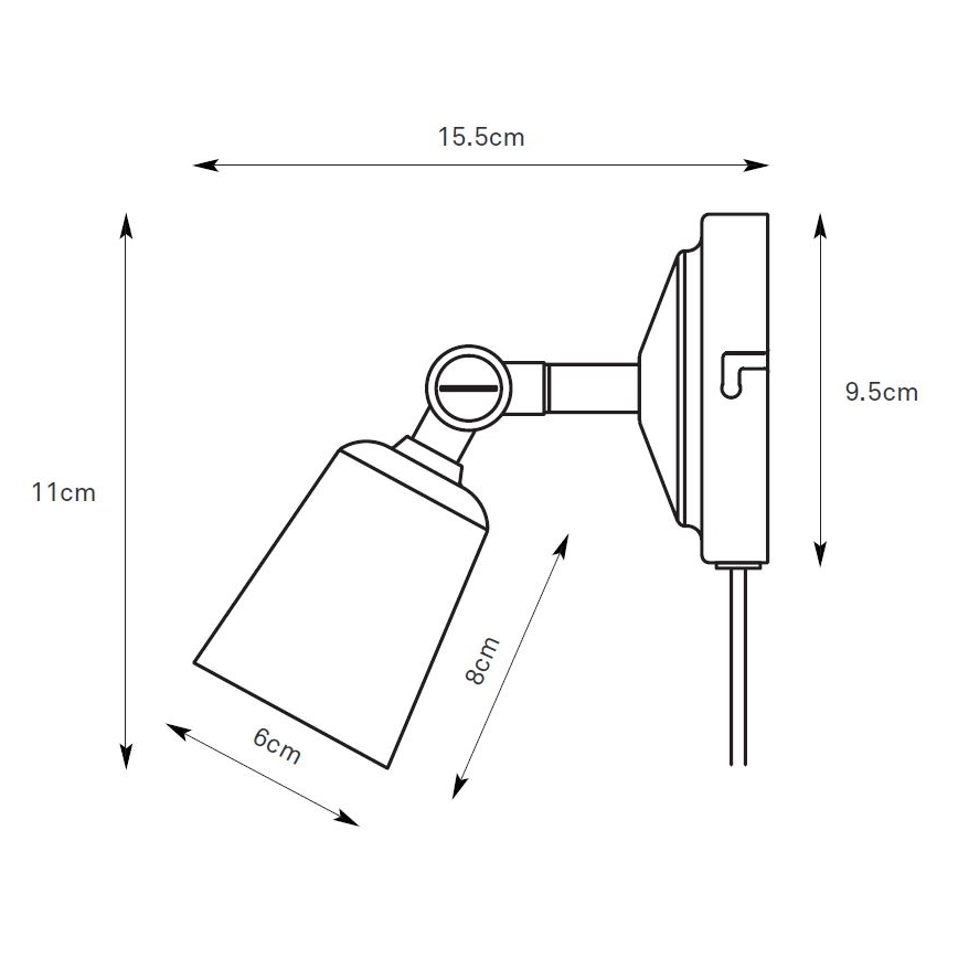 Markslöjd 108979 - Kinkiet punktowy TINY 1xGU10/7W/230V chrom błyszczący