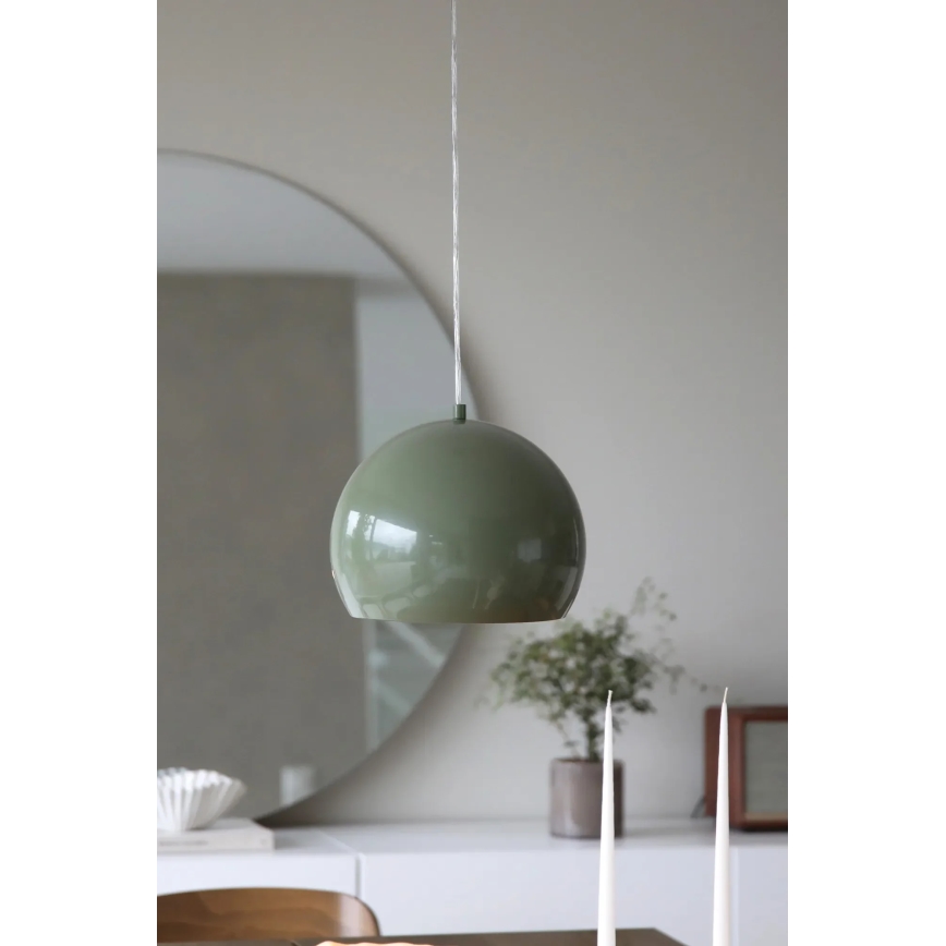 Markslöjd 108988 - Lampa wisząca POP na przewodzie 1xE27/40W/230V śr. 28 cm zielona
