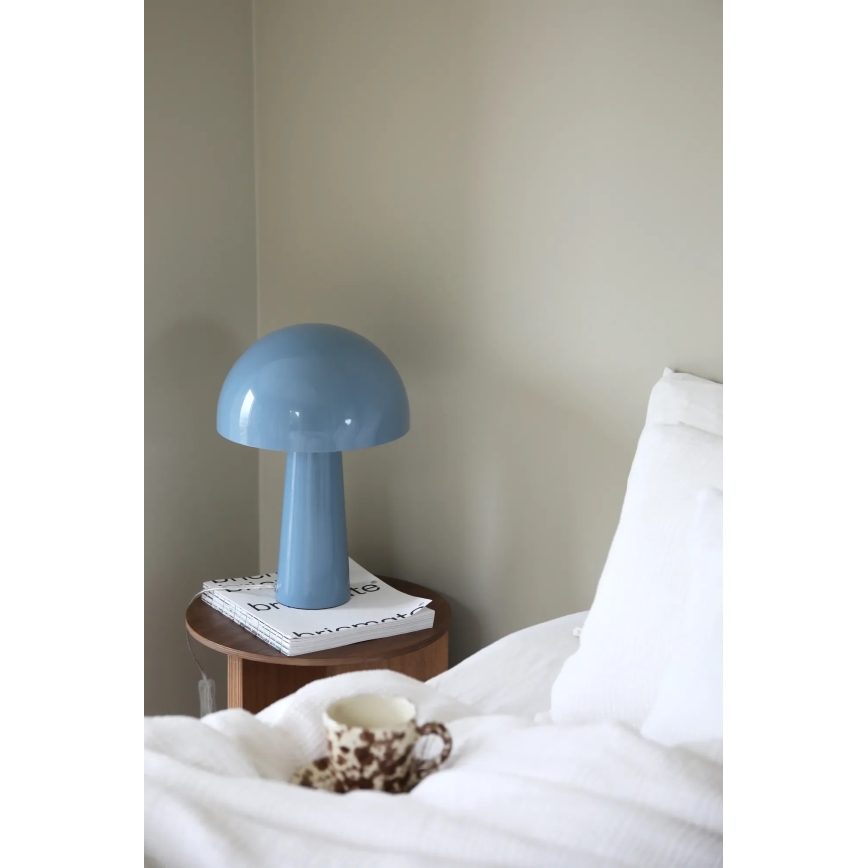 Markslöjd 108994 - Lampa stołowa MANTAR 1xE14/40W/230V niebieska