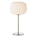 Markslöjd 109007 - Lampa stołowa SOBER 1xE27/40W/230V biały/matowy chrom