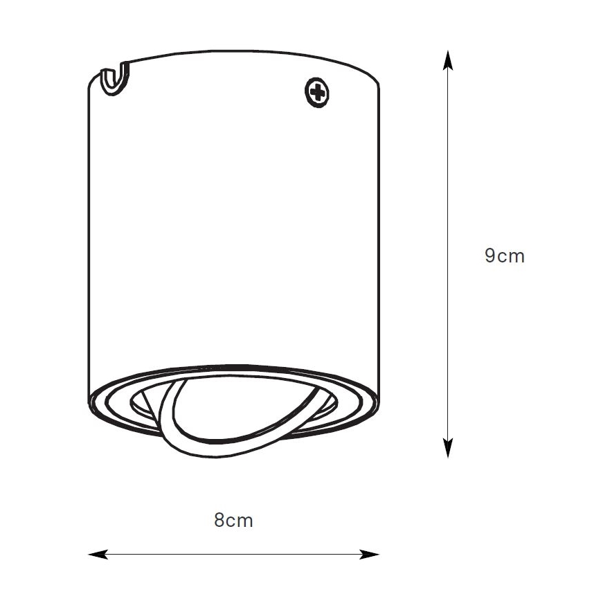 Markslöjd 109020 - ściemnialna oprawa punktowa LED DIRETTO LED/5W/230V CRI 90 biała