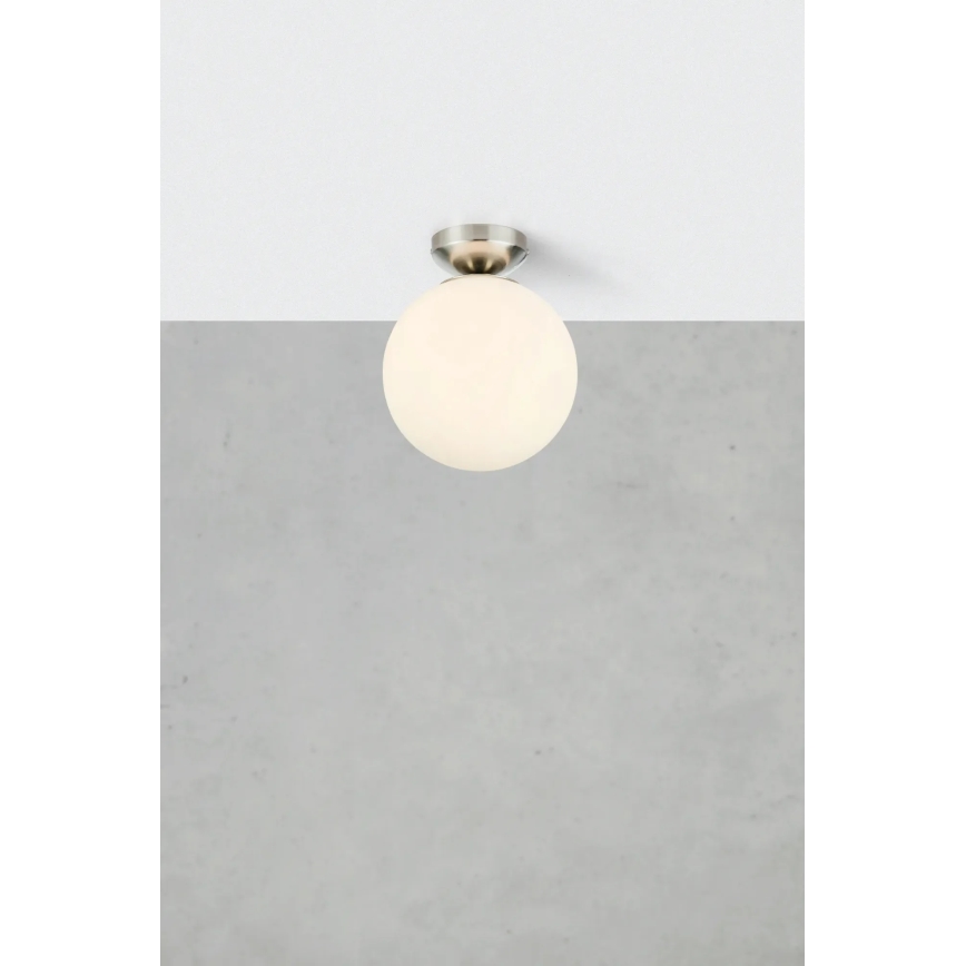 Markslöjd 109024 - Oprawa sufitowa do łazienki STINTINO 1xE14/40W/230V IP44 matowy chrom