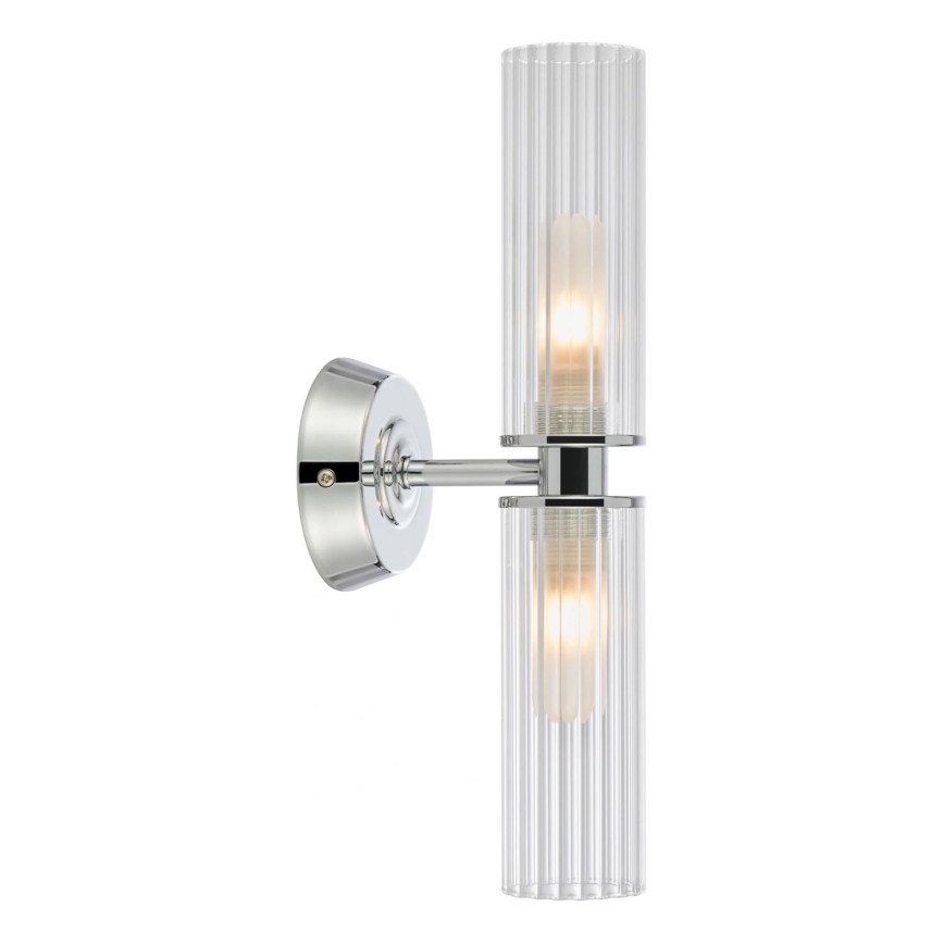 Markslöjd 109027 - Kinkiet łazienkowy RIMINI 2xG9/20W/230V IP44 chrom błyszczący