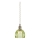 Markslöjd 109138 - Lampa wisząca na linku GOTA 1xE14/40W/230V przydymiona zieleń/mosiądz