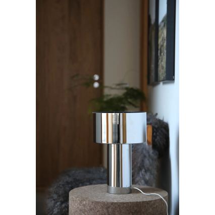 Markslöjd 109144 - Lampa stołowa CORIN 1xE27/60W/230V chrom błyszczący