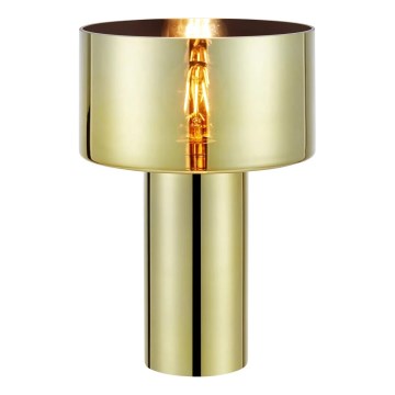 Markslöjd 109145 - Lampa stołowa CORIN 1xE27/60W/230V złota
