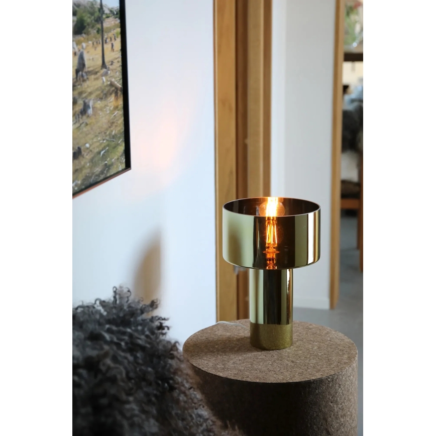 Markslöjd 109145 - Lampa stołowa CORIN 1xE27/60W/230V złota