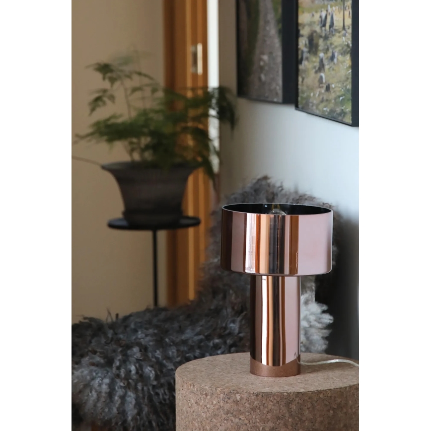 Markslöjd 109146 - Lampa stołowa CORIN 1xE27/60W/230V, różowe złoto