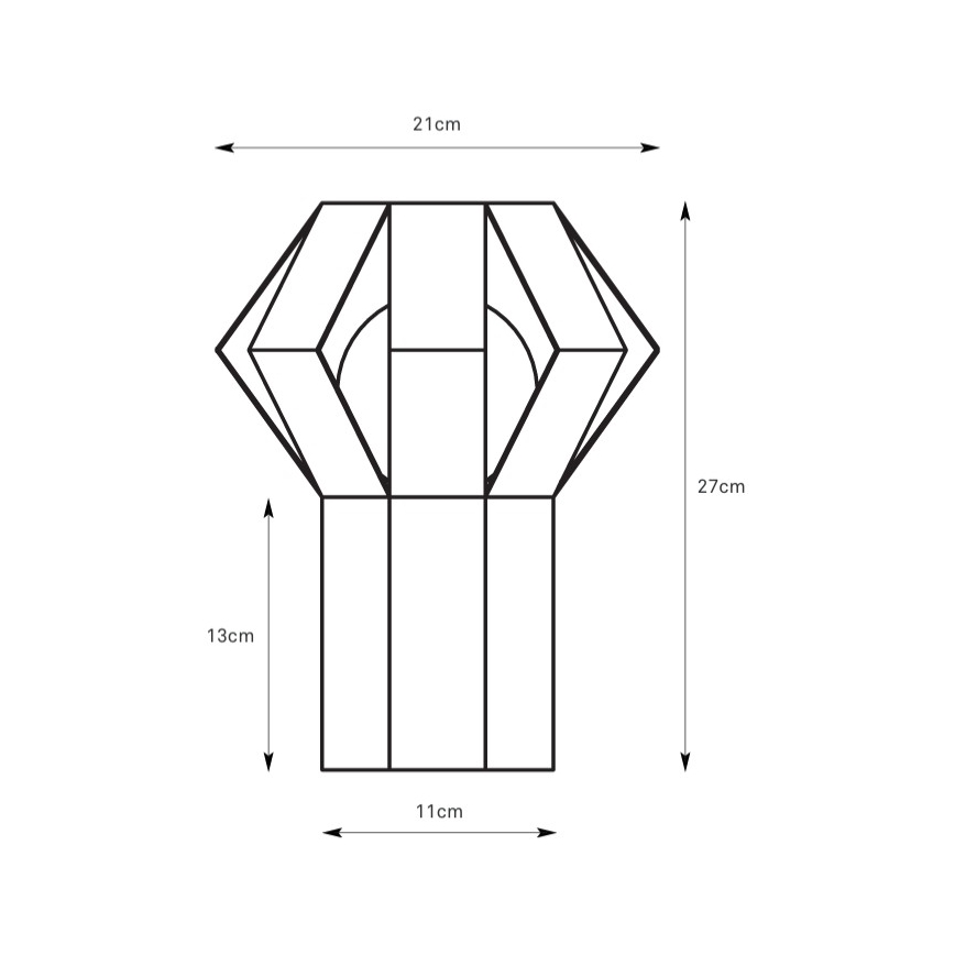 Markslöjd 109147 - Lampa stołowa OCTA 1xE27/60W/230V kremowa