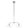 Markslöjd 109160 - Lampa wisząca na pręcie VELA 2xE27/60W/230V biała/mosiądz