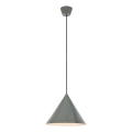 Markslöjd 109162 - Lampa wisząca na lince TIP 1xE27/60W/230V śr. 37,5 cm szara