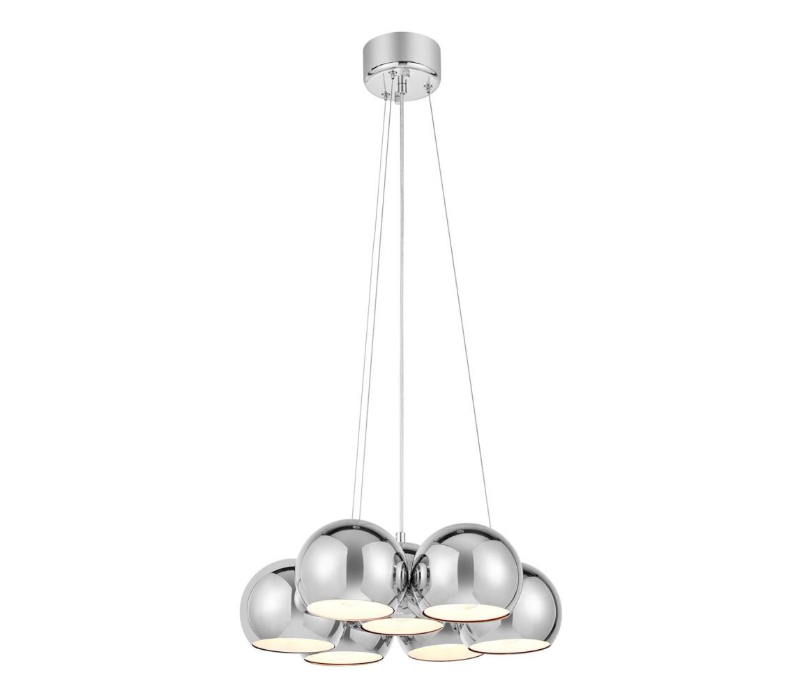 Markslöjd 109167 - Żyrandol na lince CUPOLO 7xE14/40W/230V, śr. 45 cm, błyszczący chrom