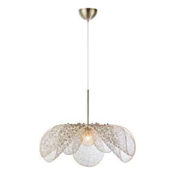 Markslöjd 109170 - Lampa wisząca na przewodzie STYRKA 1xE27/40W/230V śr. 75 cm beżowa