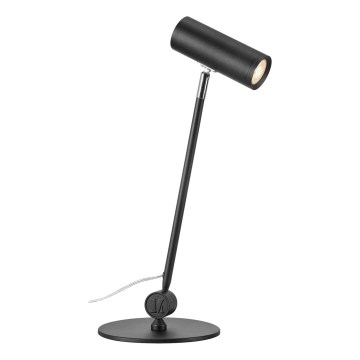 Markslöjd 109183 - LED ściemniana lampa stołowa ARLO LED/4,9W/230V czarna